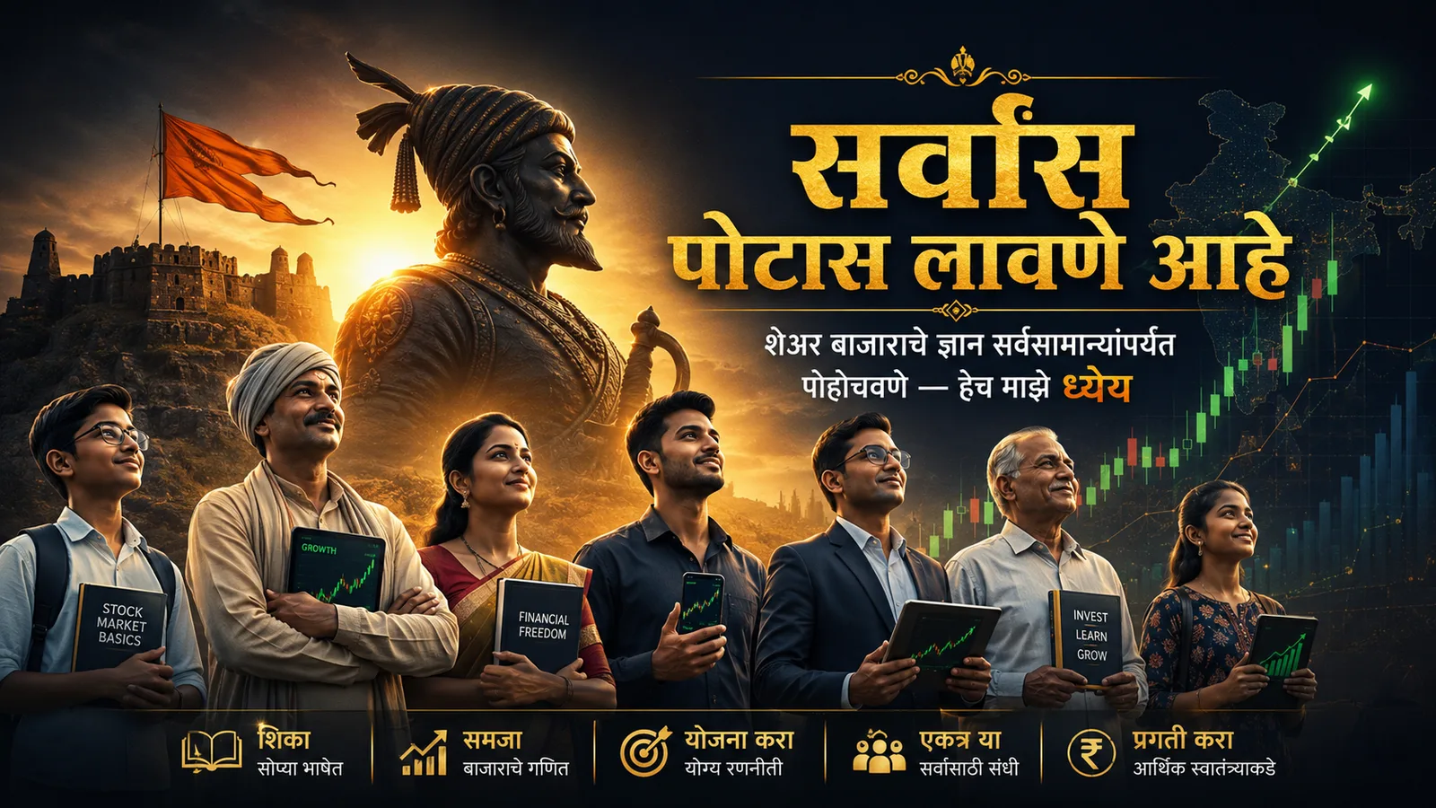 शेअर बाजाराचे ज्ञान सर्वसामान्यांपर्यंत पोहोचवणे — हेच माझे ध्येय · Life Sailor Hub